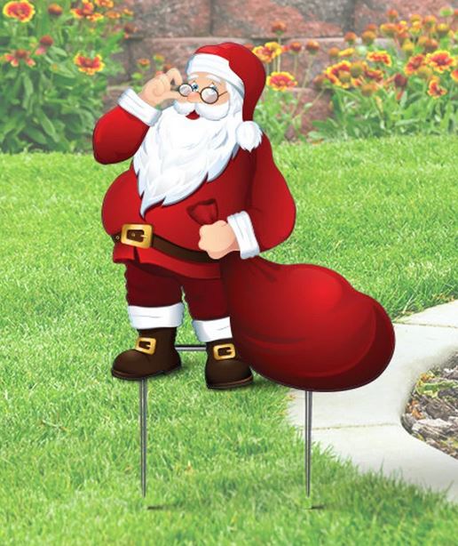 Yard Card offers Lawn Decor: Santa Claus RA089