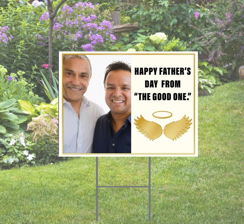 Father's Day Yard Sign: Memorial Sign
